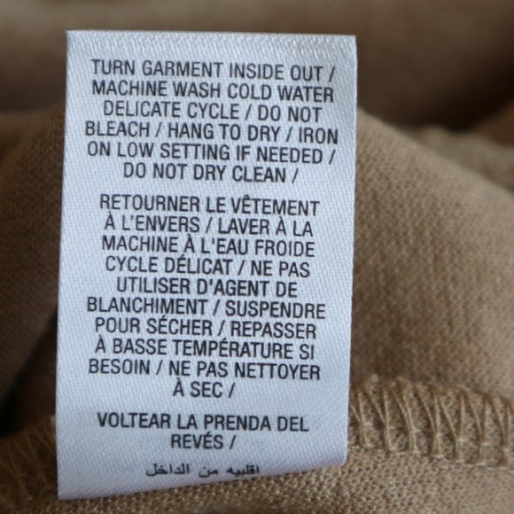 Ardene Light Brown Velour Long Sleeve Crop Top NWT - Picture 9 of 9